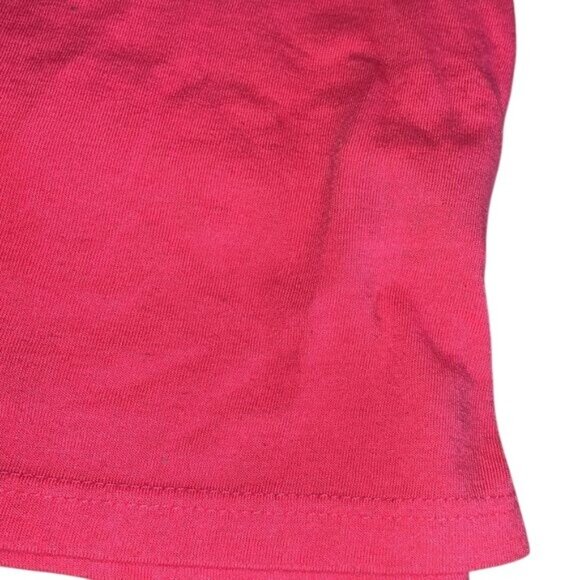 Athletic Works Pink Racerback Tank Top XL 16-18 "When In Doubt Work It Out" Poly - Picture 6 of 9
